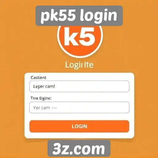 Acesso e login no site pk55