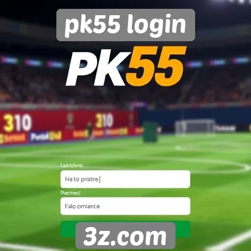 Acessibilidade do site pk55 login para novos jogadores
